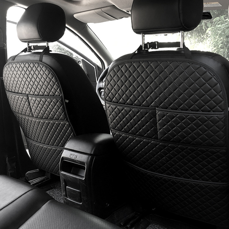 Infant Car Seat Cover - Car Anti Kicks Pad With Organizer