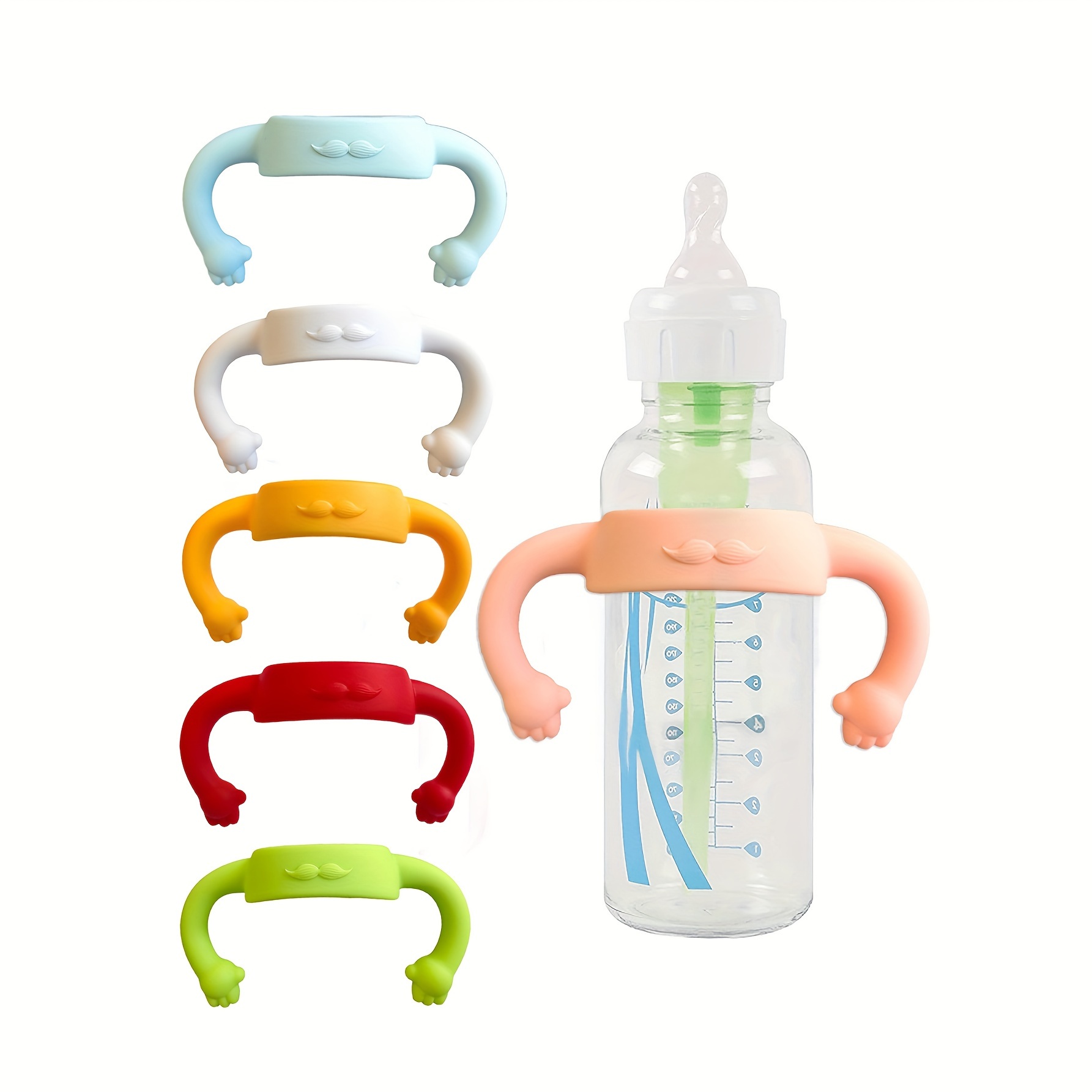 Zwitsal Baby Products - Little-hand Silicone Universal Baby Bottle Handle