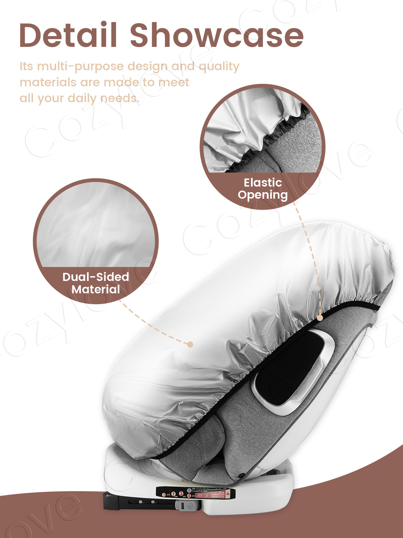 Universal Infant Car  Seat Sun - огляд і ціна Infant Car Seat Cover