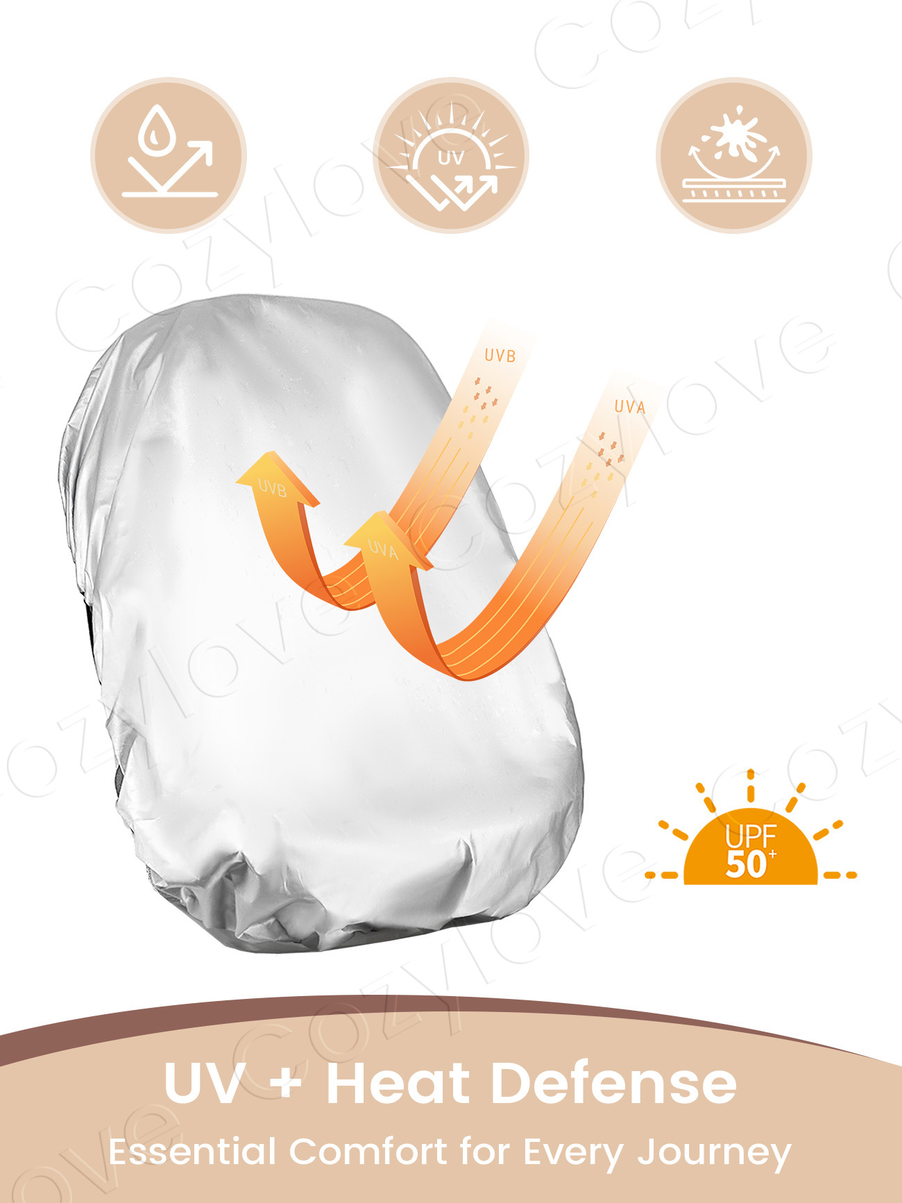 Universal Infant Car  Seat Sun - огляд і ціна Infant Car Seat Cover