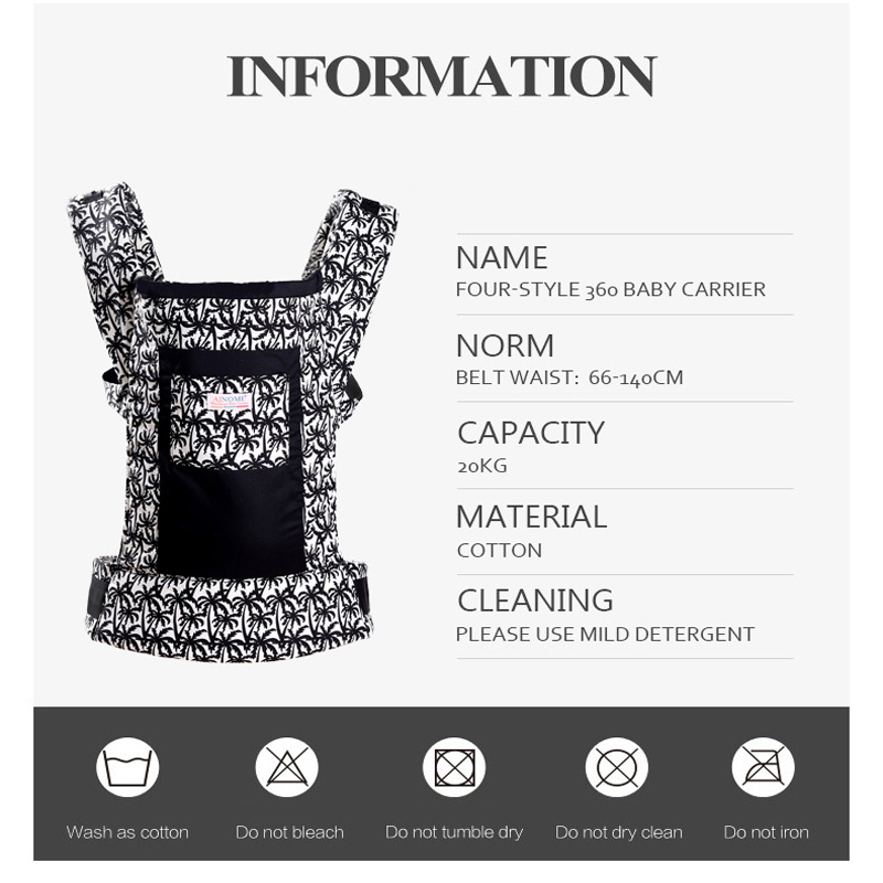 Baby Carrier Backpack 3 in 1 T - огляд і ціна Ergonomic Baby Carrier