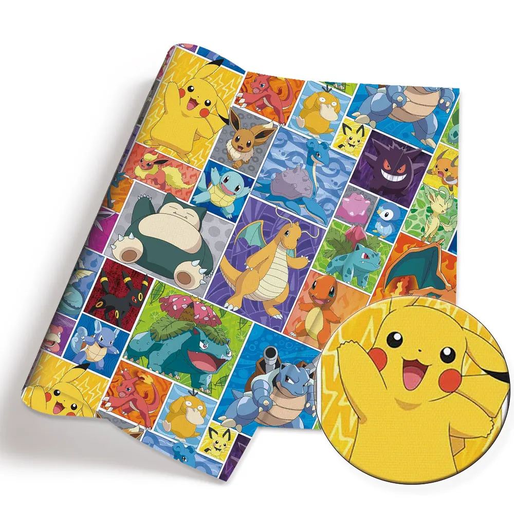 Pokemon Cartoon Fabric140*50cm - огляд і ціна Baby Products Dropshipping