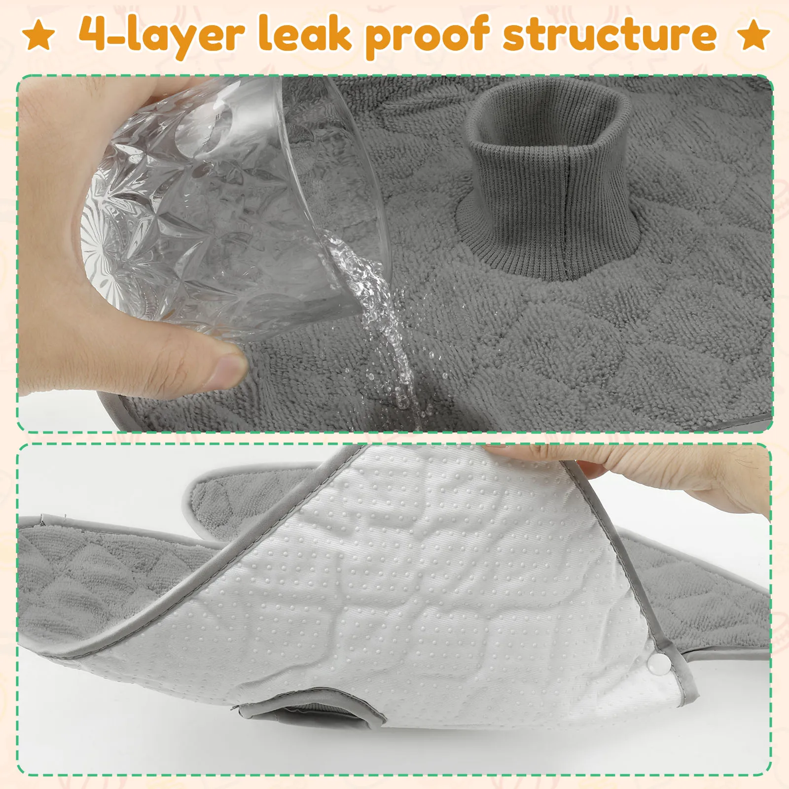 2 Pcs Baby Piddle Pad Polyeste - огляд і ціна Infant Car Seat Cover