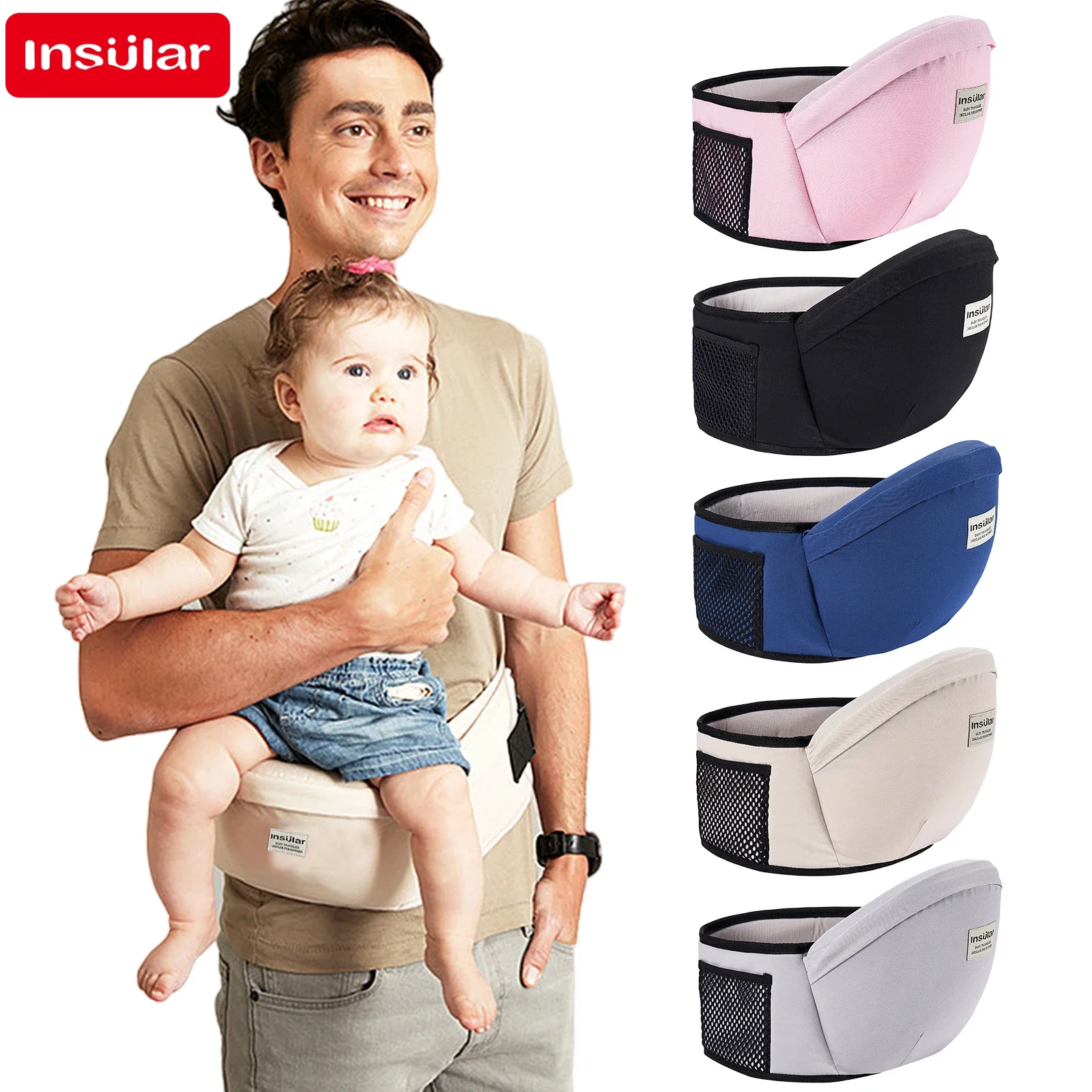 Thickened Baby Hip Seat Carrie - огляд і ціна Ergonomic Baby Carrier