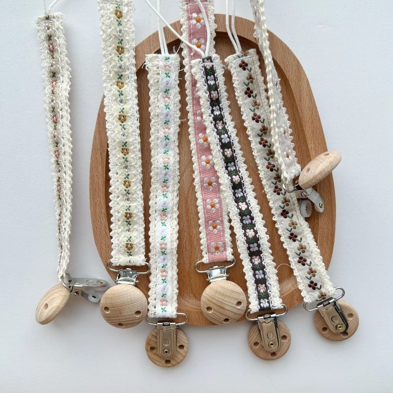 Lace Pacifier Clip Chain for N - огляд і ціна Baby Products Dropshipping