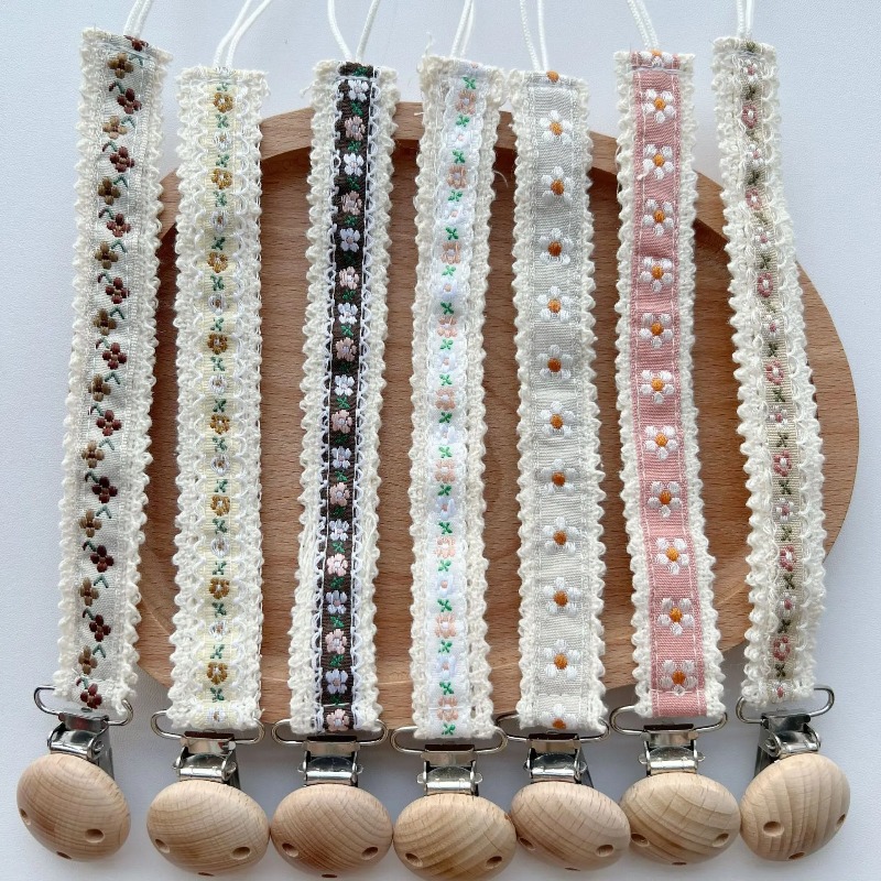 Lace Pacifier Clip Chain for N - огляд і ціна Baby Products Dropshipping