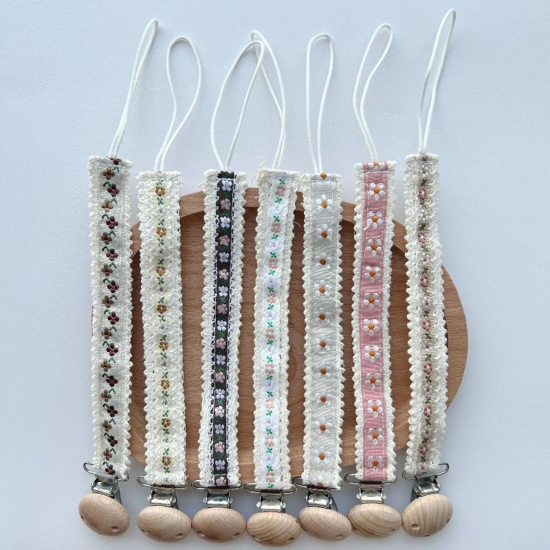 Lace Pacifier Clip Chain for N - огляд і ціна Baby Products Dropshipping